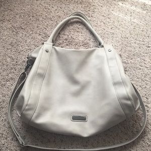 Steve Madden large gray handbag